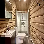 Stylish Log In With View & Sauna