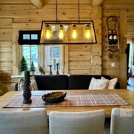Stylish Log In With View & Sauna