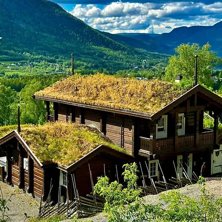 Stylish Log In With View & Sauna