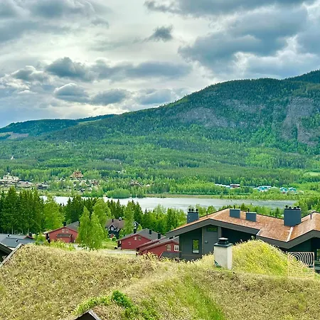 Stylish Log In With View & Sauna