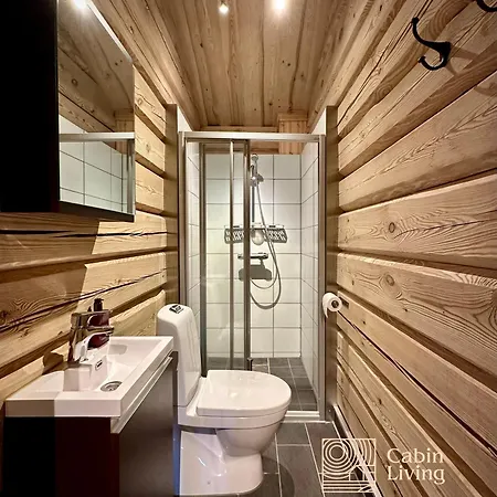 Stylish Log In With View & Sauna