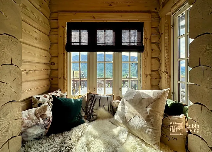 Stylish Log In With View & Sauna *