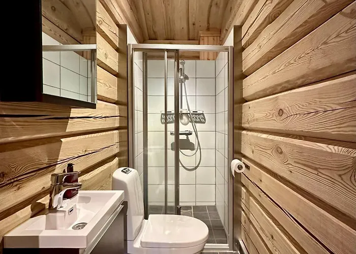 Stylish Log In With View & Sauna